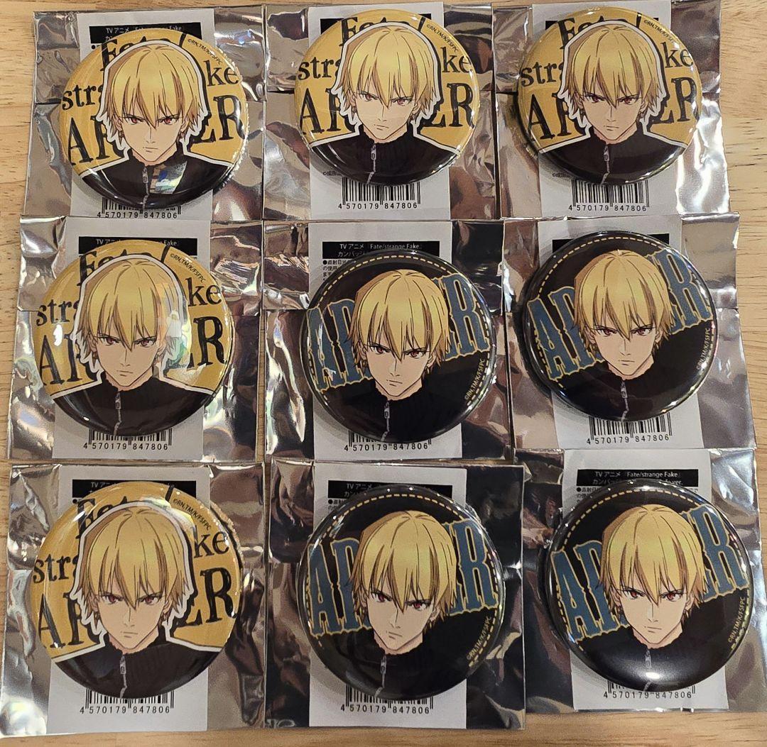 fate/strange fake cafe ギルガメッシュ 缶バッジ カード - メルカリ