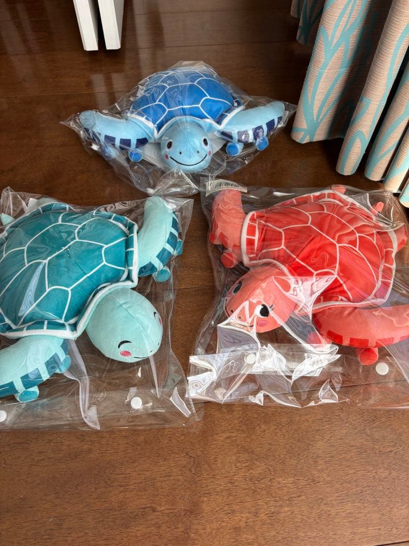 ANA HONU ホヌ　ぬいぐるみ　カイ　ラニ　ラー　セット　限定品　ハワイ便 ANA機内限定販売 ふわふわHONUマスコットセット ラニ・カイ・ラー