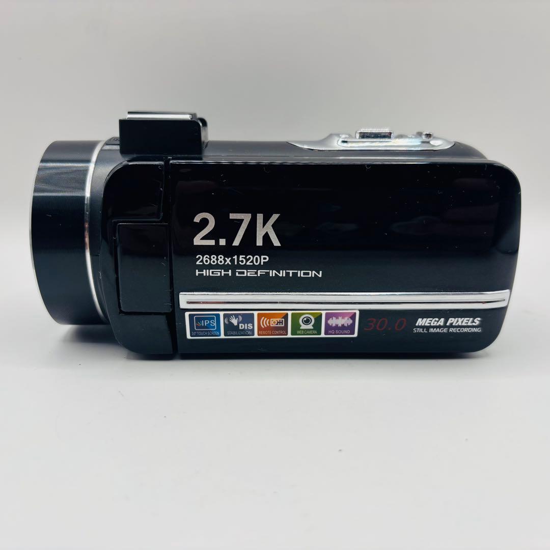 美品　動作確認済み　　2.7kデジタルビデオカメラ デジタルビデオカメラ 2.7K 高画質 800万画素 F3VC27-01 | 山善