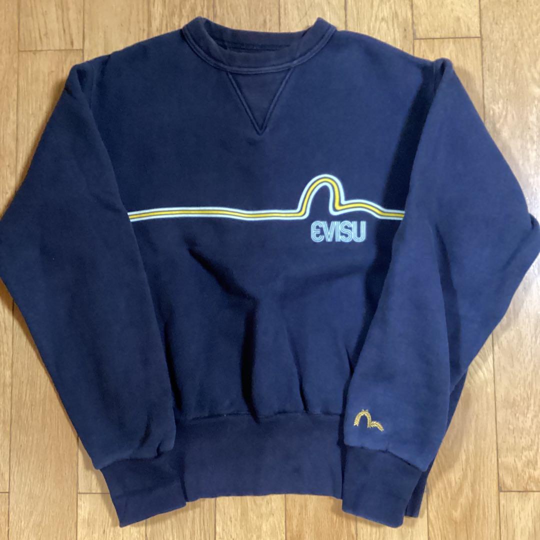 EVISU ブラック裏起毛トレーナー サイズ40 - メルカリ