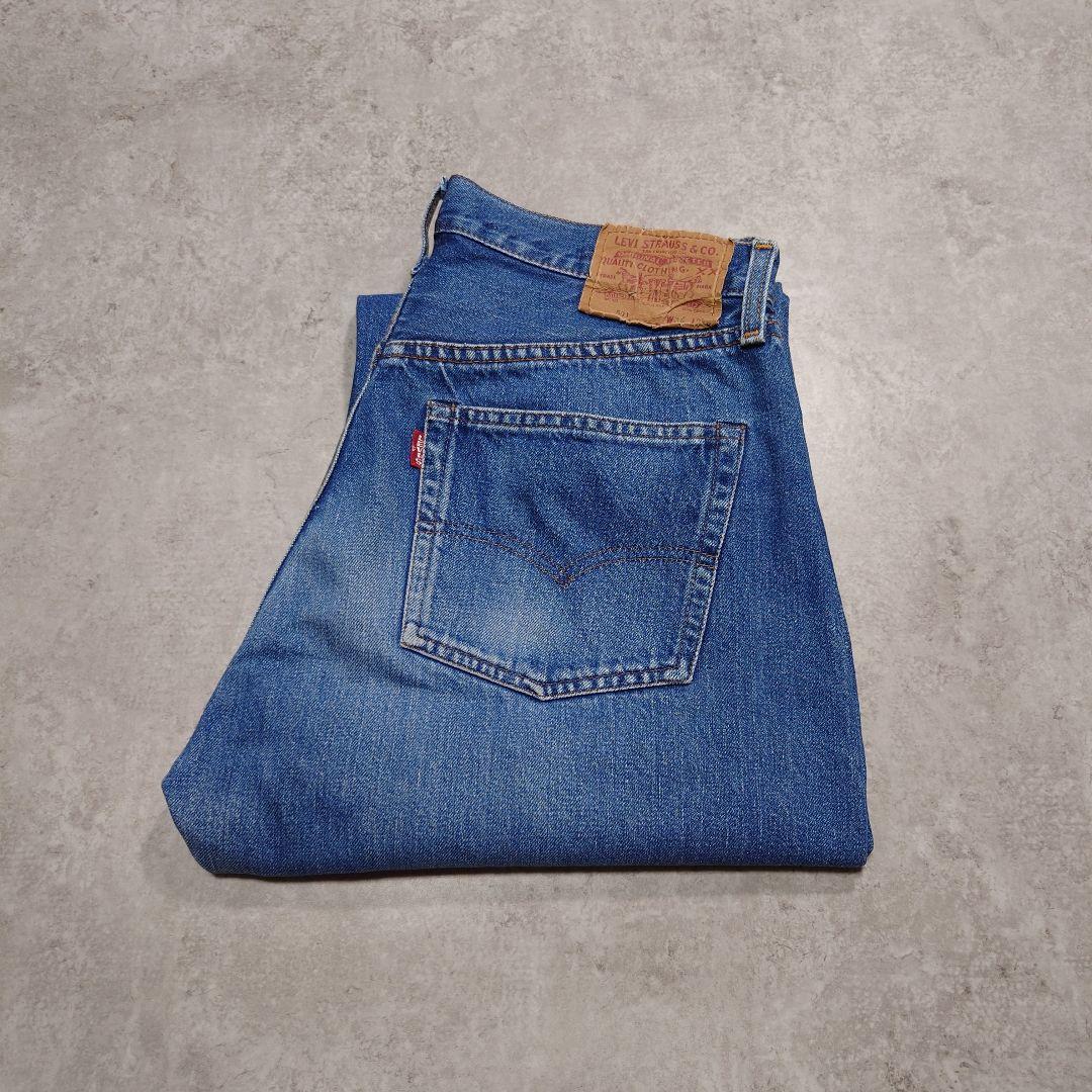 90s Levi's 501 USA製 バレンシア BIGE 赤耳 W34 90s LEVI'S 501XX BigE 555 バレンシア 55年モデル復刻 - メルカリ
