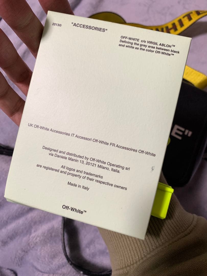 OFF-WHITE \"SCULPTURE\" ショルダーバッグ