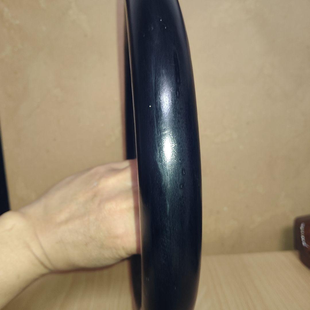 当時物3スポークフェラーリ レザー ステアリングホイール30パイ - メルカリ