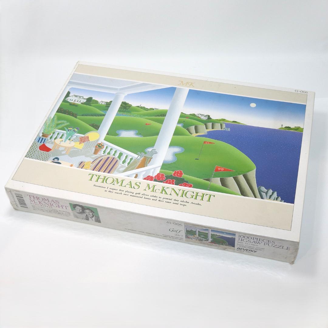 希少 未開封】トーマス マックナイト ゴルフ ジグソーパズル 1000