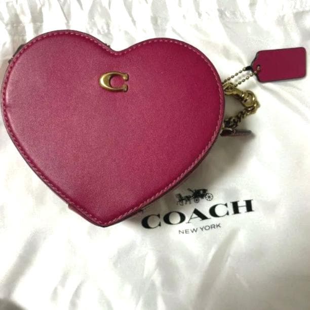 COACH ハート チェーンバッグ ミニ T25030106 COACH◇チェリープリント ハートクロスボディバッグ (Coach/ショルダー