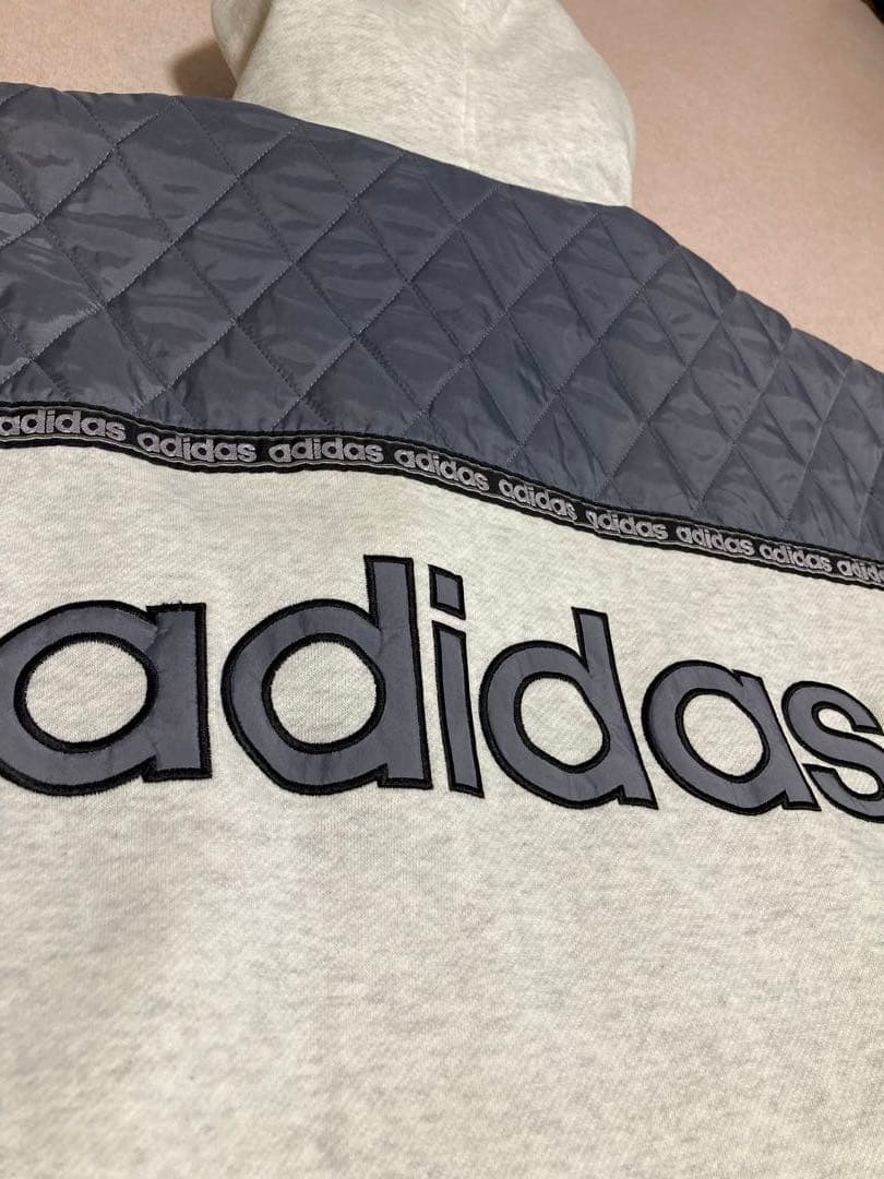 激レア 90sアディダス デサント製 キルティング 切替 ジャケット