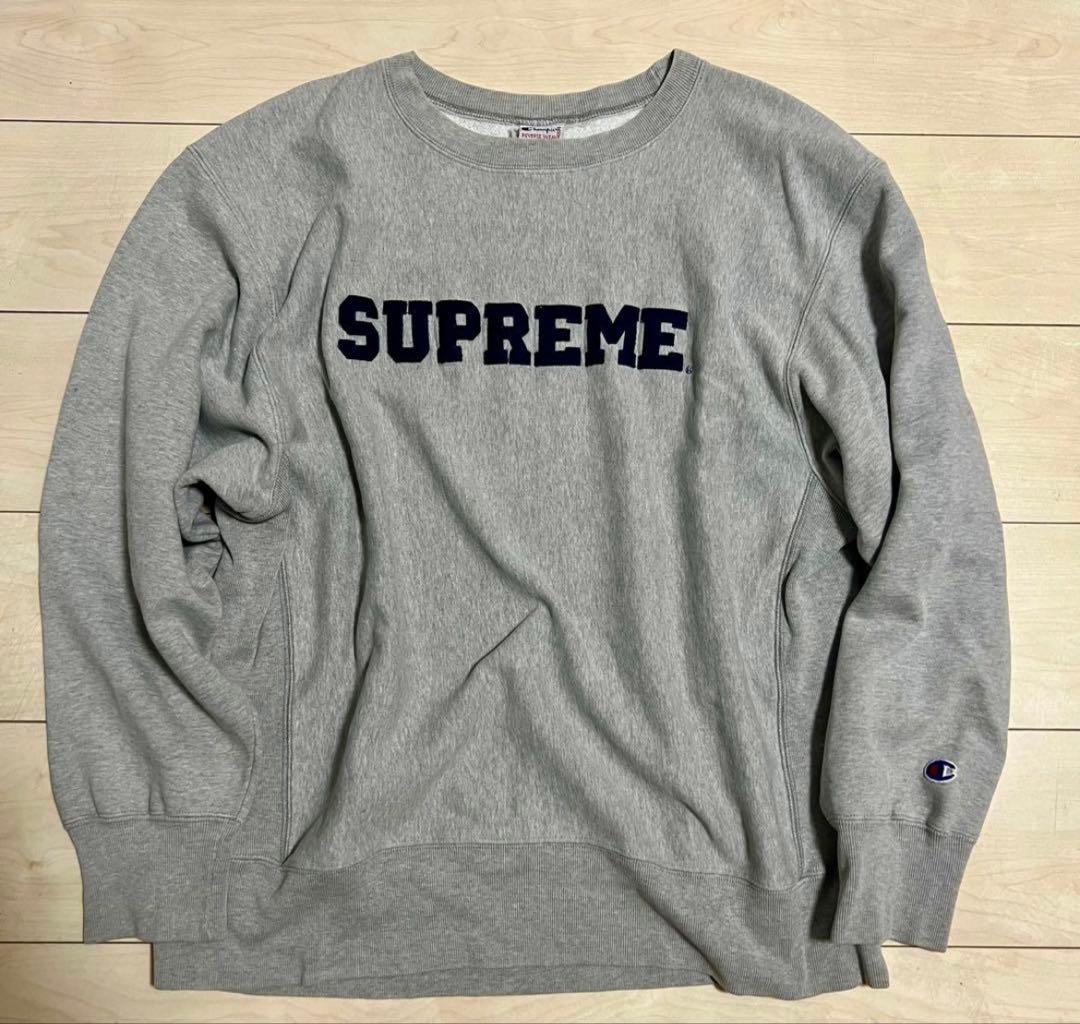 Old supreme スウェット　CHAMPION リバースウィーブ 2026年最新】supreme champion リバースウィーブの人気アイテム - メルカリ