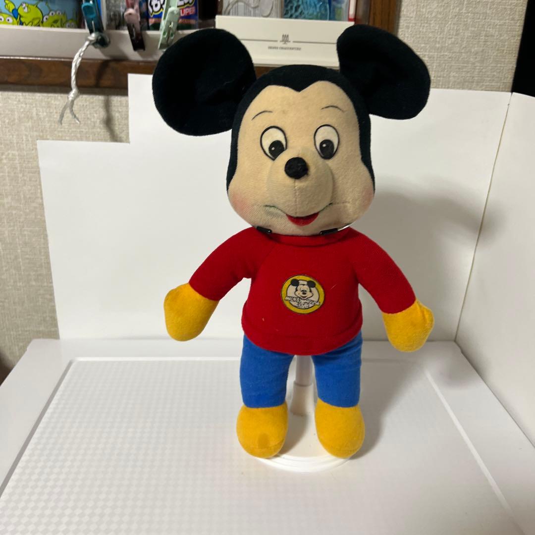 ミッキーマウス　おしゃべりぬいぐるみ　　1976年　ニッカボツカー社製 ミッキーマウス おしゃべりぬいぐるみ 1976年 ニッカボツカー社製 1976
