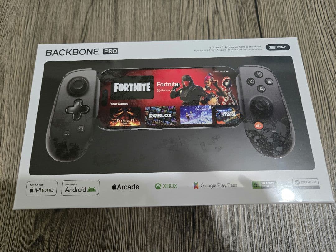 BACKBONE PRO スマホ/PC対応コントローラー スマホ、PC、TV、VRで使える次世代ゲームコントローラー「Backbone Pro