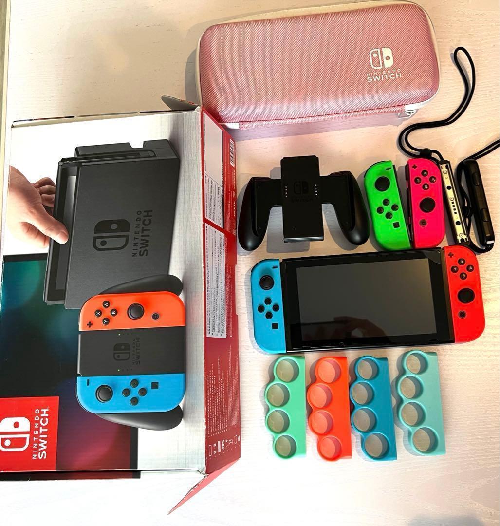 豪華セット】Nintendo Switch 本体 ＋ Joy-Con 2セット - メルカリ