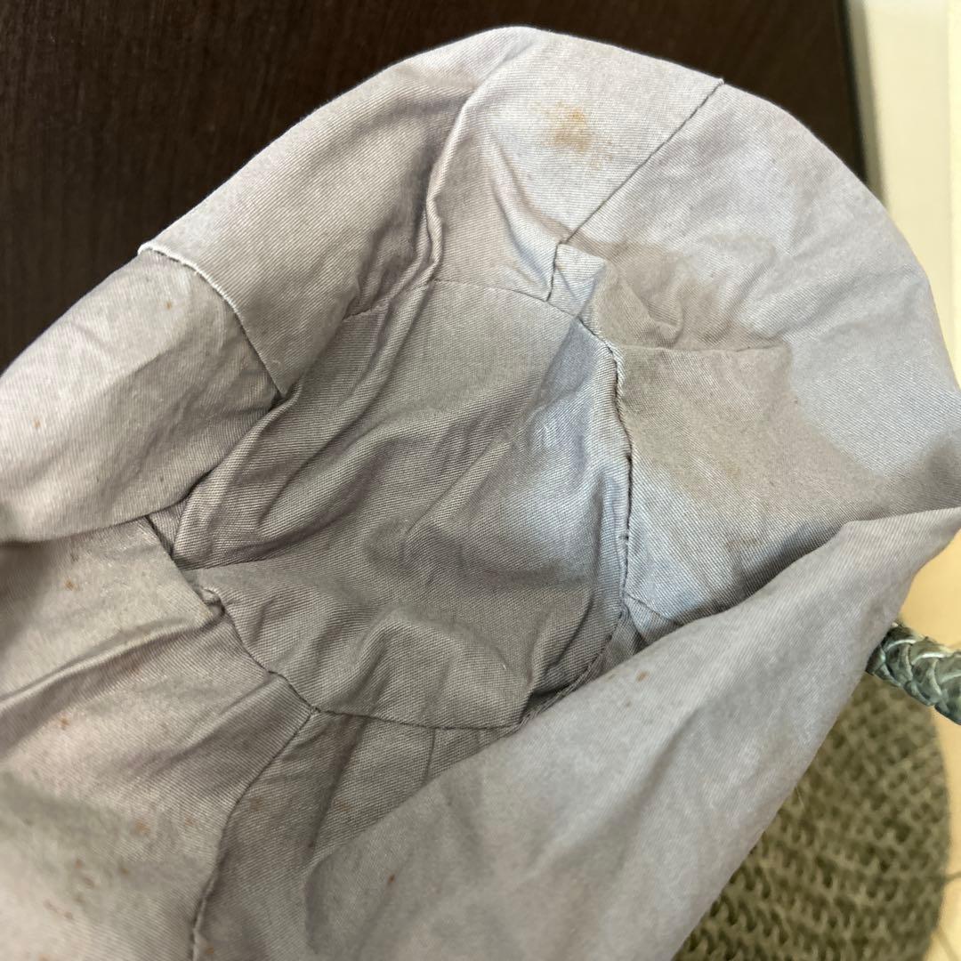 か*ん様 希少品 銀座ヨシノヤ 革編み込みメッシュトートカゴバッグ