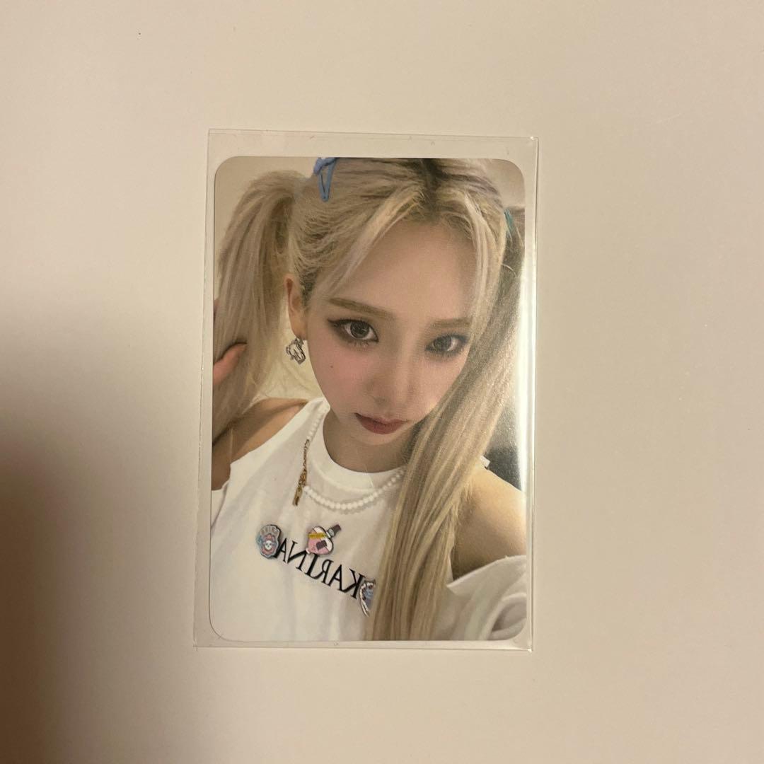 ♬*様 aespa myworld everline カリナ 金髪 トレカ - メルカリ