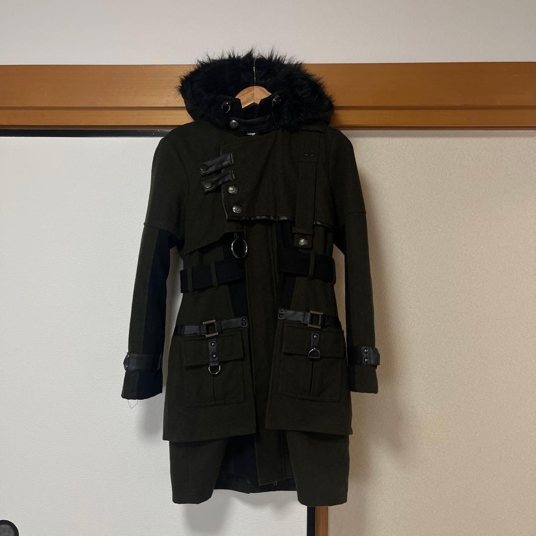 00s Sex Pot Revenge ファーコートy2k vkei グランジ リアルファー コート S ミント y2k グランジ ふわもこ ギャル グランジ