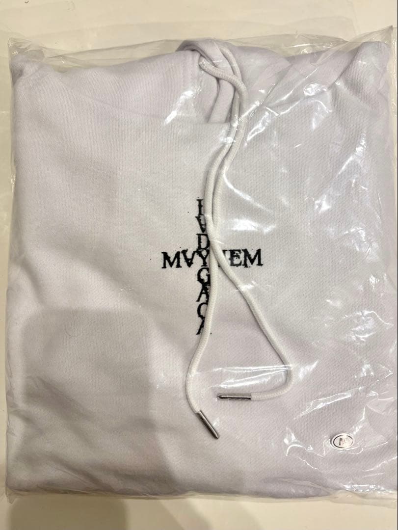 LADY GAGA MAYHEM ポップアップ限定 フーディー 白M - メルカリ