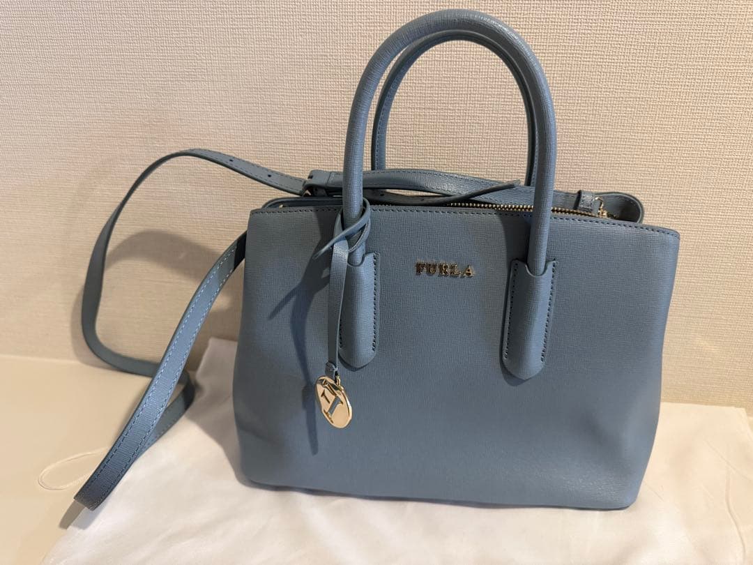 FURLA フルラ ハンドバッグ ショルダーバッグ 2way ブルー FURLA（フルラ） ハンドバッグ ショルダーバッグ 2WAY レディース