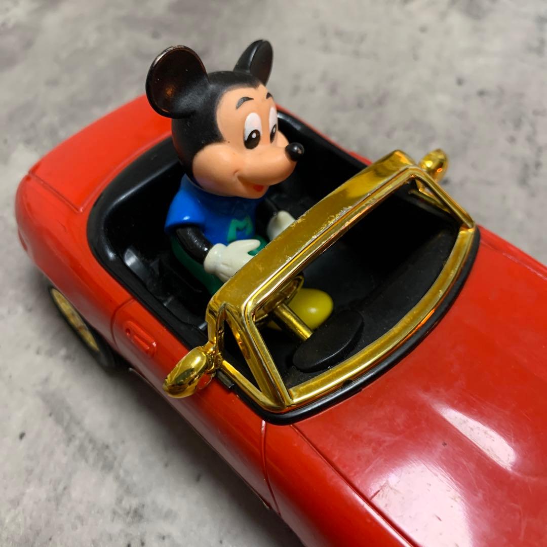 ◯ミッキーマウス スポーツカー ゼンマイ式 - メルカリ