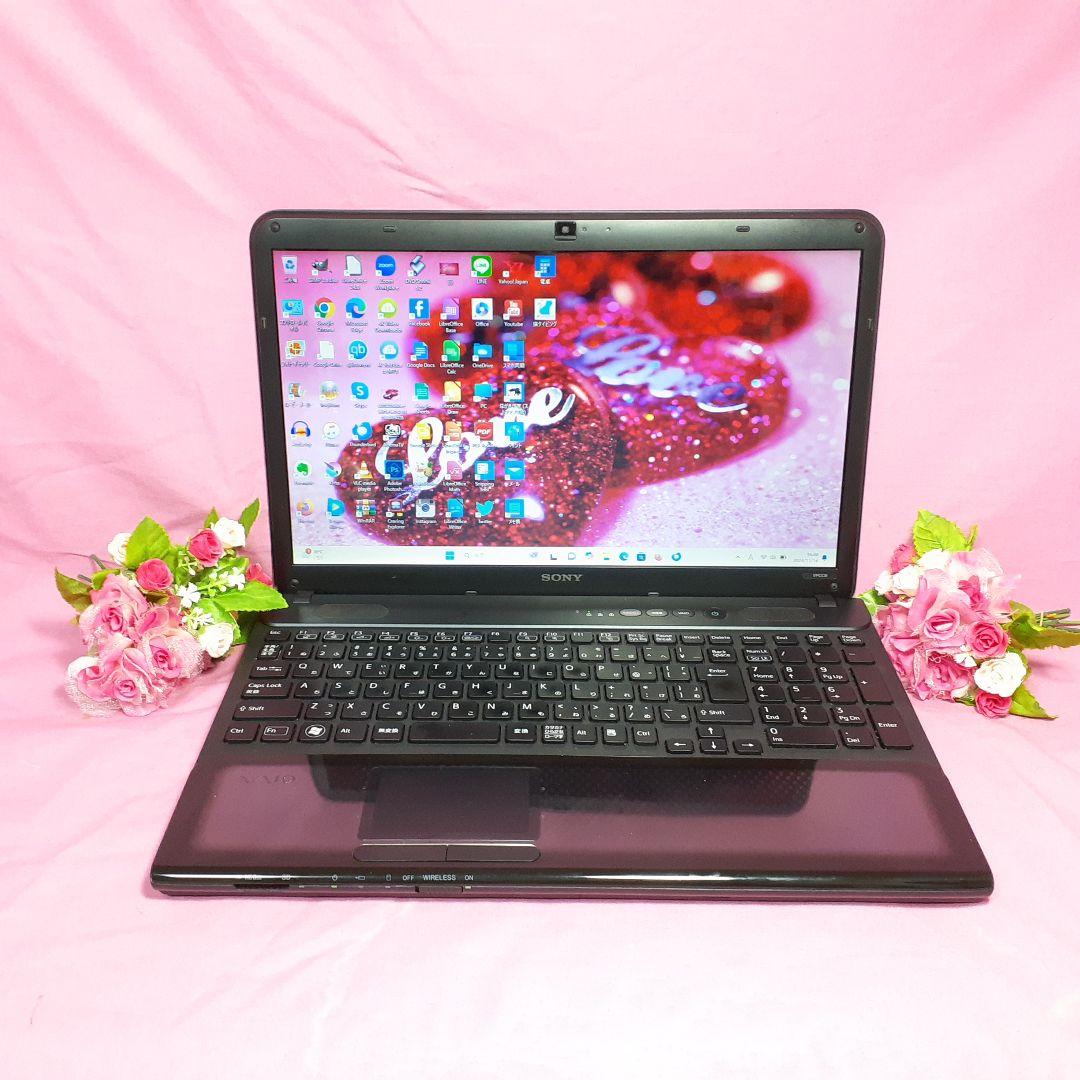 新Win11/SONY/VAIO/大容量SSD256G/メモリ8GB/新品マウス - メルカリ