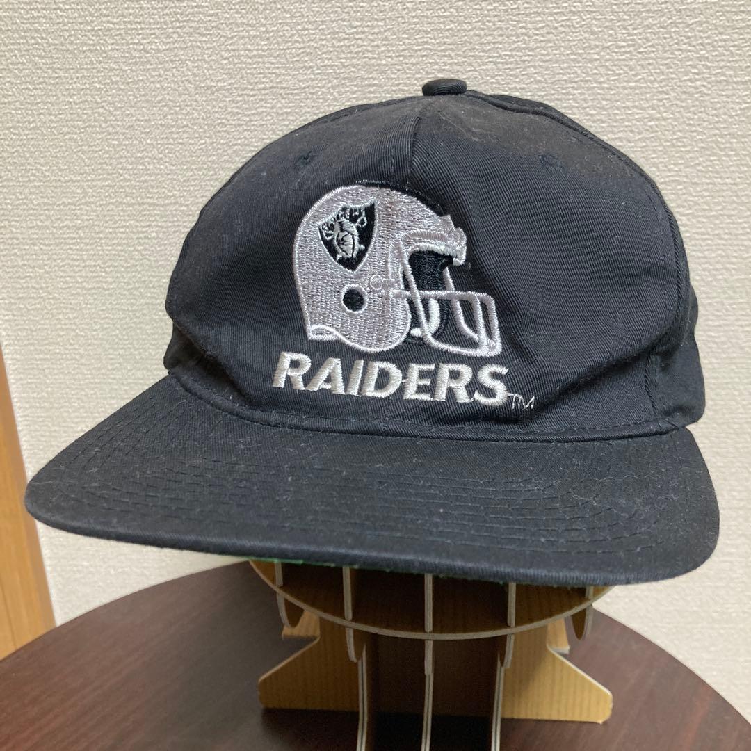 80's 90's LOS ANGELES RAIDERS スナップバック Los Angeles Raiders 90s SCRIPT Dline Sports Specialties snapback