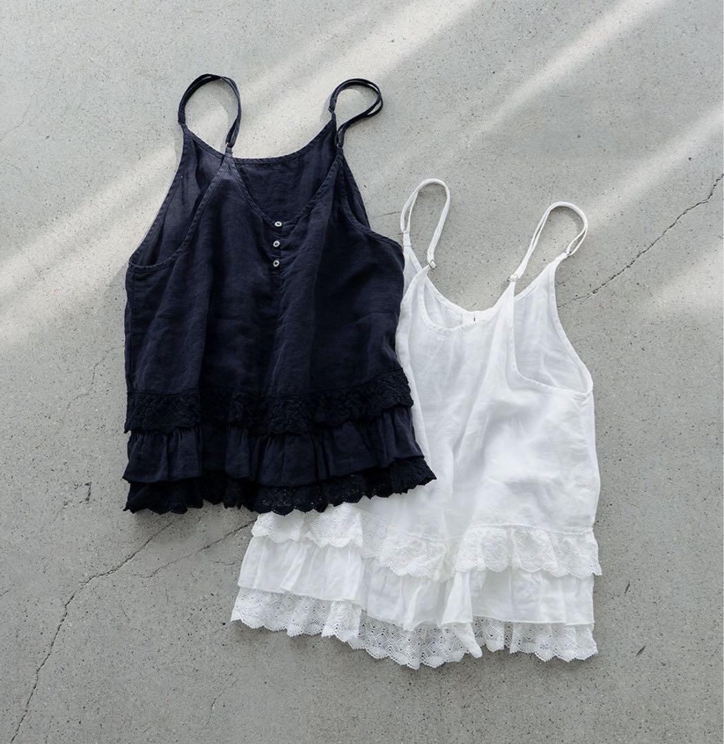 ネストローブ　リネンレースヘムキャミソール　nest robe リネンレースヘムシリーズ＊ | 表参道店 | nest Robe Shop Blog | nest