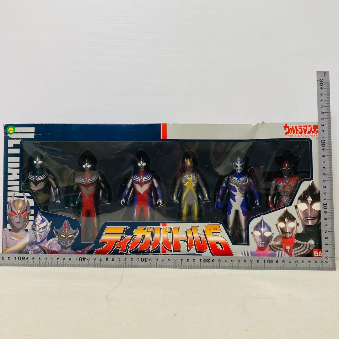 未開封品】ウルトラマン フィギュア ティガバトル6 超古代戦士セット