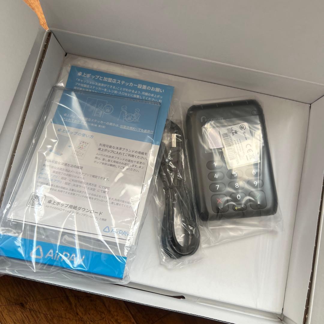 【美品 / 新品未使用】 AirPAY エアレジ　リクルート　カードリーダー カードリーダー AirPay リクルート エア レジ ペイ｜Yahoo!フリマ（旧