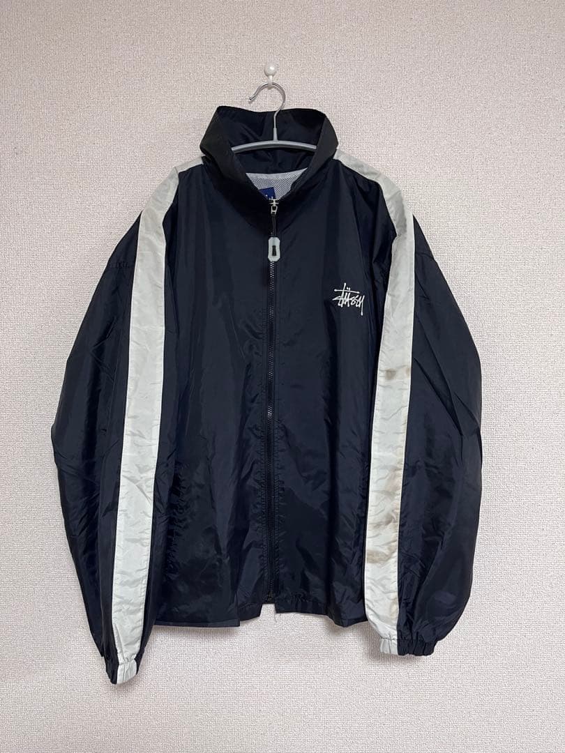 希少・XL相当】90s Old Stussy Sports ナイロンジャケット - メルカリ