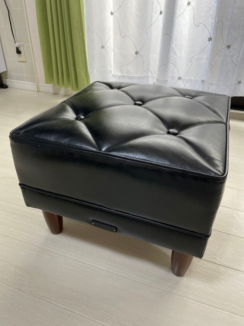 カリモク60 オットマン ブラック