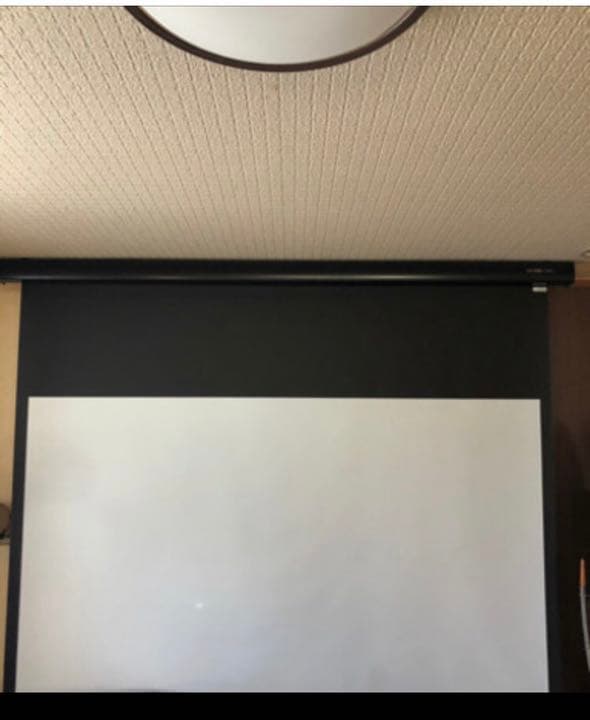 KIKUCHI プロジェクトスクリーン　100インチ　スプリングローラー自動巻き GSR-100HDW 100インチ(16:9)スプリング式スクリーン KIKUCHI(キクチ