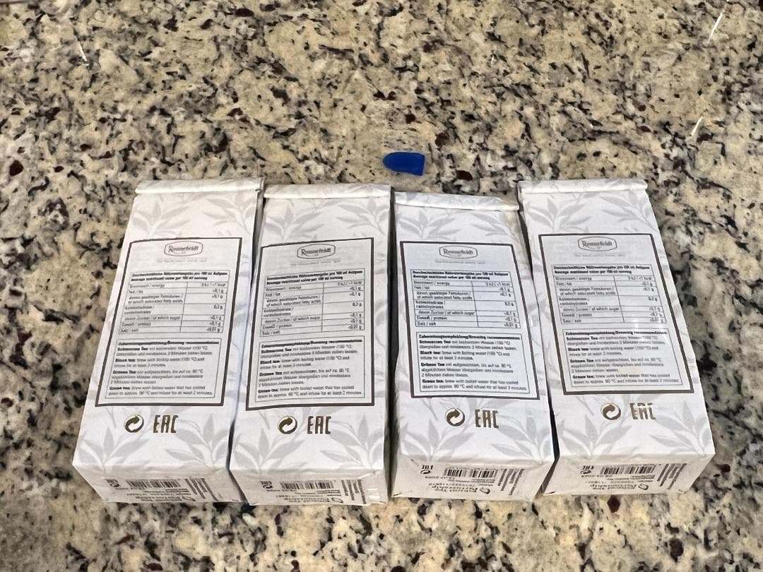 新品未開封】ロンネフェルト社のアイリッシュモルト（4袋、クリップ付き）