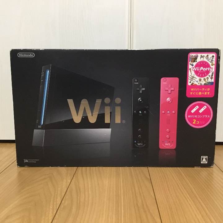 本日17時まで10000円！！！Wii 本体 (ブラック) wiiパーティ同梱 Amazon.co.jp: Wii本体(クロ) Wiiリモコンプラス2個、Wiiパーティ同梱