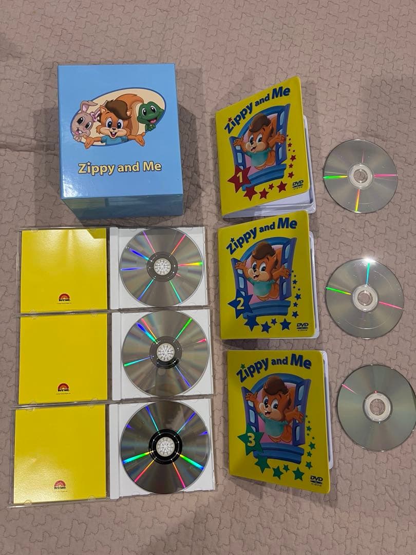 ズィッピー・アンド・ミー (ZAM) DVD, CDセット ズィッピー・アンド・ミー／Zippy and Me DVD(ZAM)セット - メルカリ