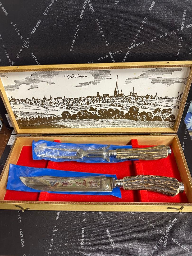 ゾーリンゲンカービングナイフ、フォーク ゾーリンゲン(独）F.ハーダー カービングナイフ20cm・フォークセット