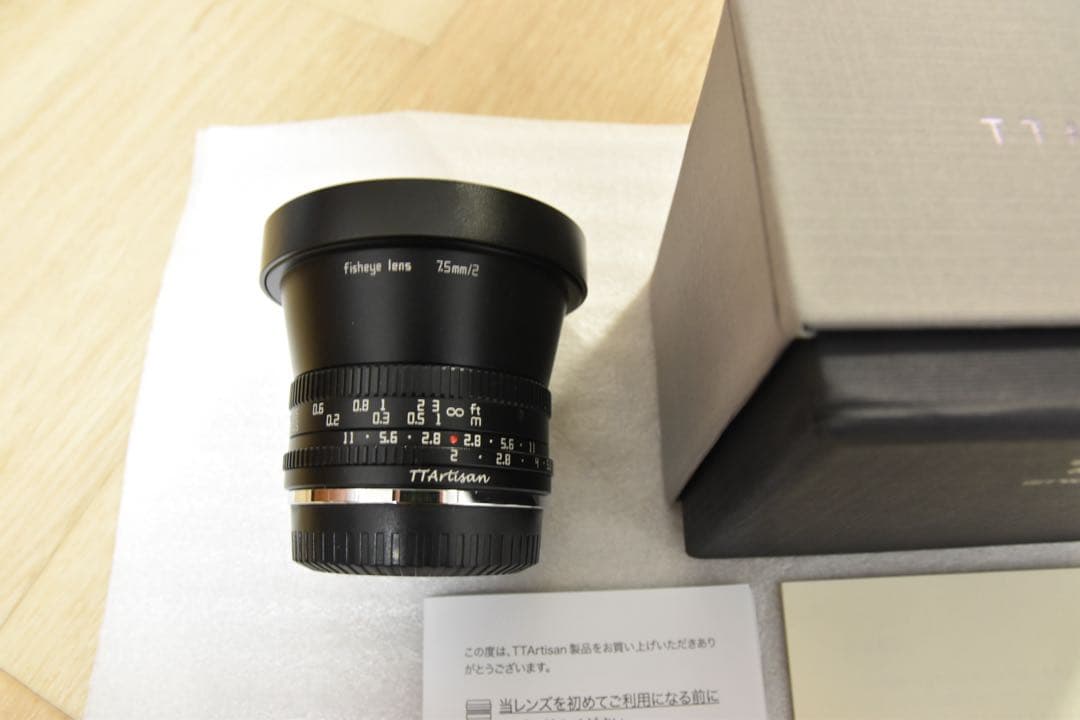 TTArtisan 7.5mm f/2 C 単焦点魚眼レンズ