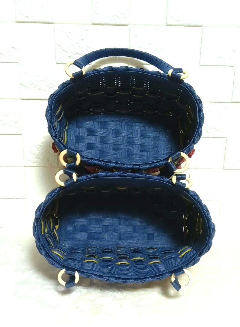 《 たかちゃん 》エコクラフトバンド　かごバック２点セット✕２セット