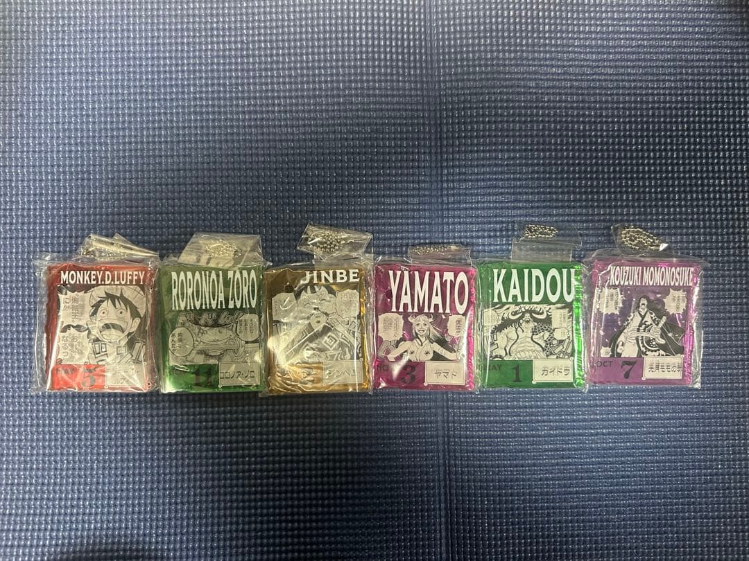 ワンピースベースショップ 一番くじ アクリルブロックチャーム ルフィ