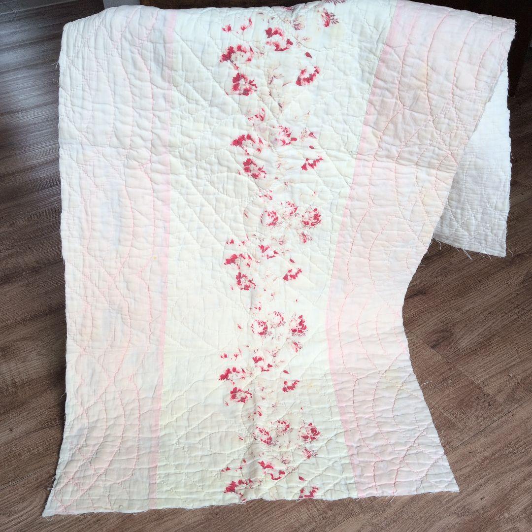 イギリスアンティーク ダーラムキルト 103㎝×45㎝ ダーラム « Dee's アンティークキルトショップ | アメリカの