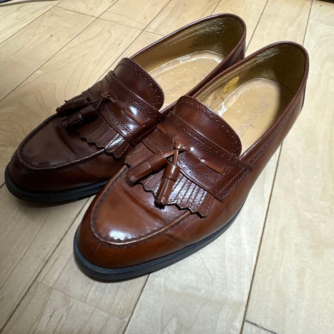 SAINT LAURENT ローファー ブラウン タッセル 25cm YSL Paris サンローラン タッセルローファー ブラウン - メルカリ