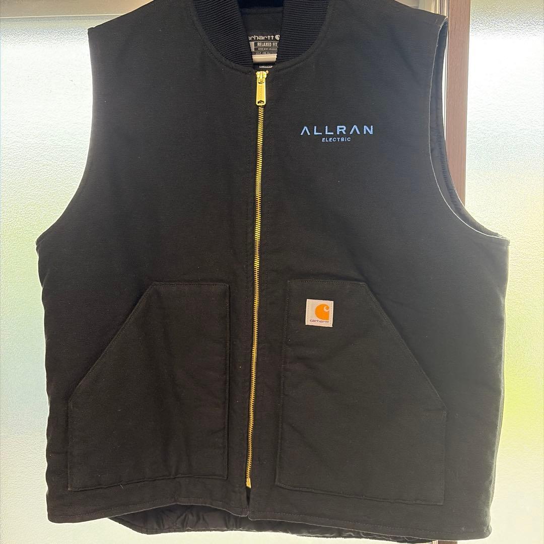 carhatt ダックベスト　ブラック　Lサイズ Carhartt（カーハート） ダウンベスト ベスト ダックベスト メンズ