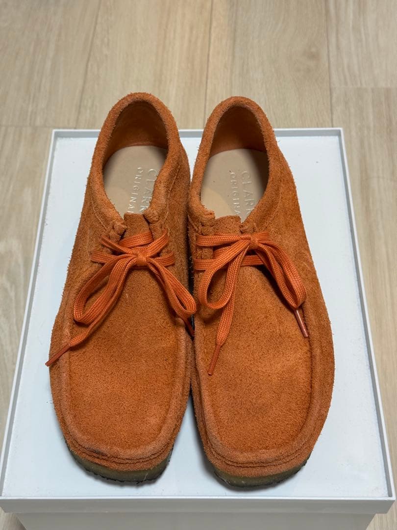 CLARKS ORIGINALS ワラビー　オレンジ Clarks Wallabee Boot Terracotta（クラークス ワラビー ブーツ