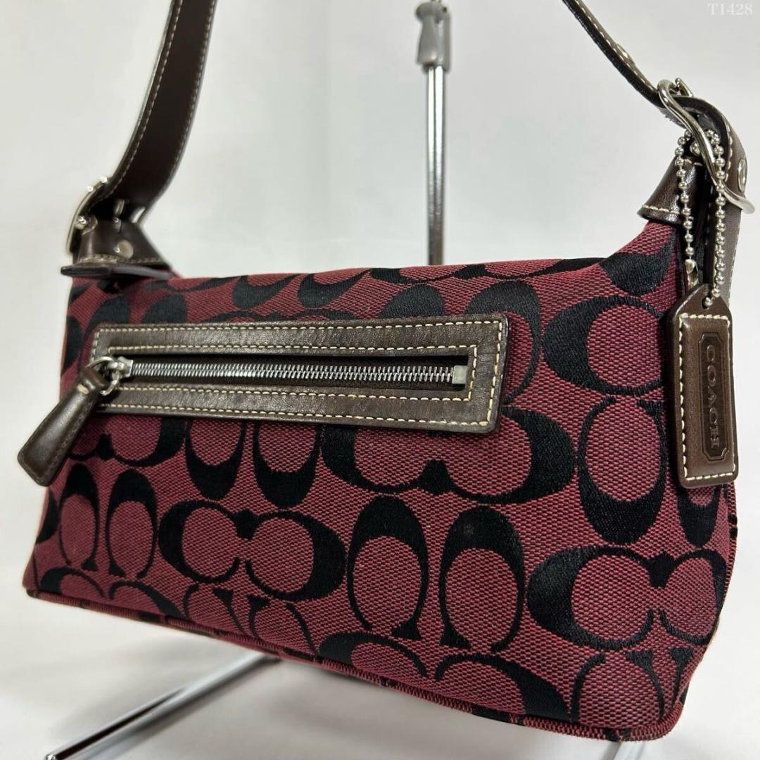 【極美品】コーチ ソーホー シグネチャー ワンハンドバッグ レザー キャンバス COACH（コーチ） ハンドバッグ ソーホーバッグ CR699 レディース