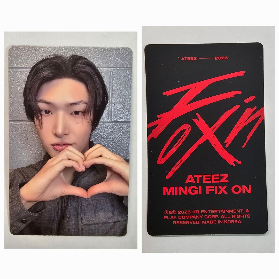 ATEEZ ミンギ センイル HBD ポップアップ FIX ON トレカ - メルカリ
