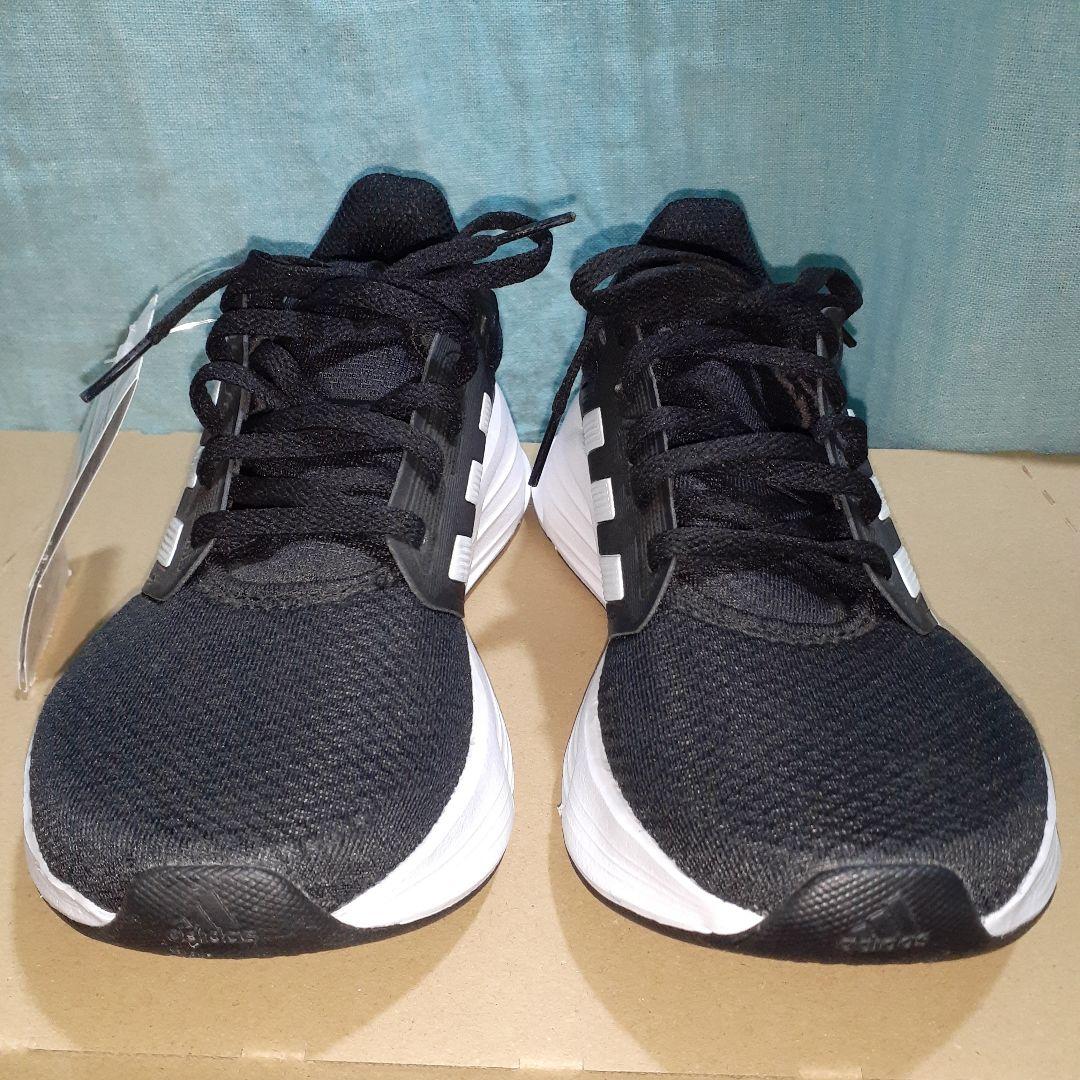adidas アディダス ランニングシューズ 運動靴 黒 23cm - メルカリ