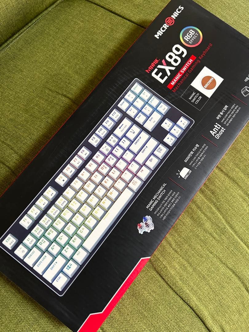 MANIC EX89 テンキーレスPRO ゲーミング機械式 RGB (茶軸) MANIC EX89 テンキーレスPRO ゲーミング機械式 RGB (茶軸) iClever