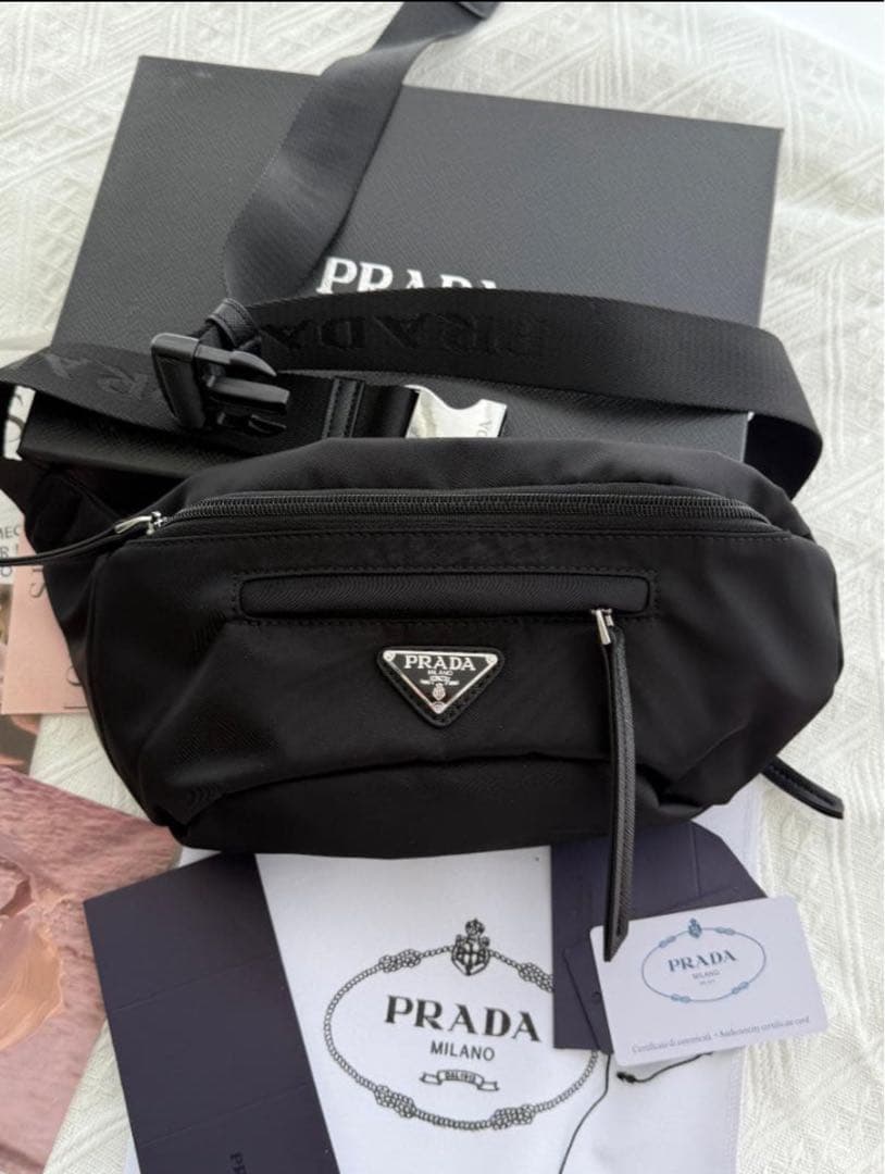 PRADA ブラック ボディバッグ--*-* 楽天市場】プラダ PRADA（ボディバッグ・ウエストポーチ｜メンズバッグ
