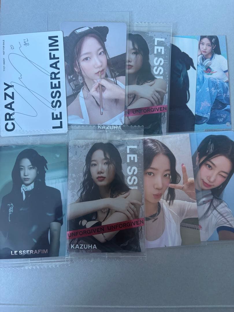 LE SSERAFIM KAZUHA サイン入りカードセット - メルカリ
