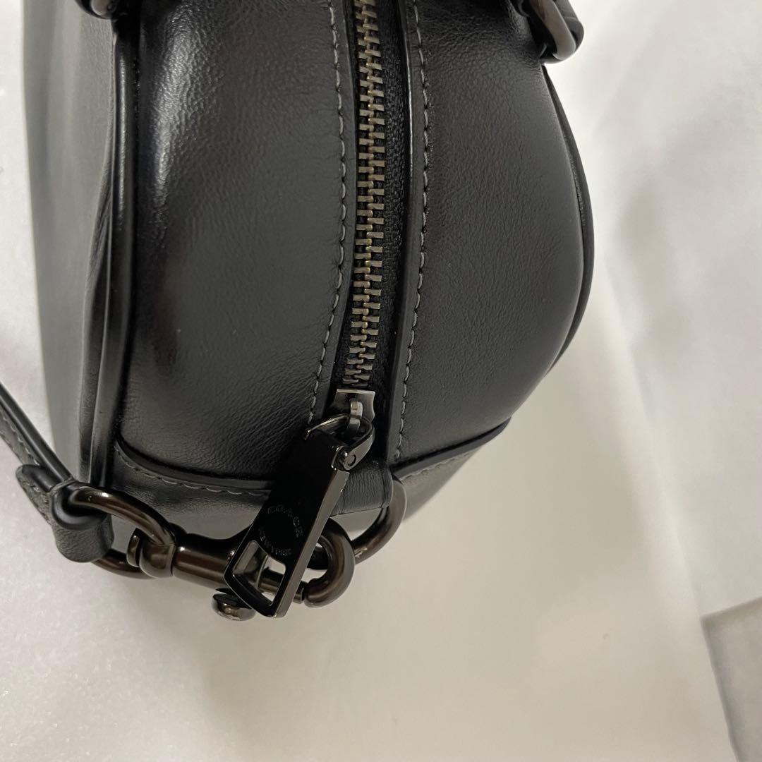 COACH サッチェルクロスボディ 2way ブラックレザー CT776 ST - メルカリ