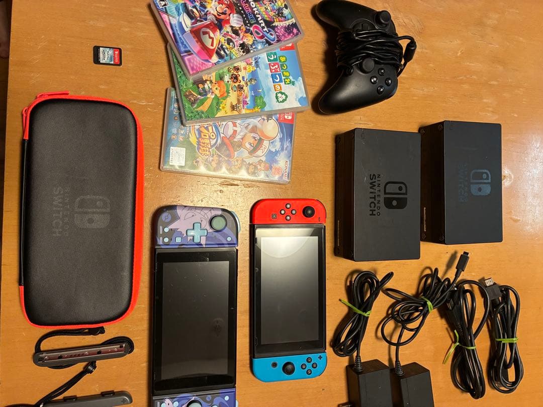 Nintendo Switch 本体 + ソフト4本とおまけ Nintendo Switch ソフト4本 新品未開封 - メルカリ