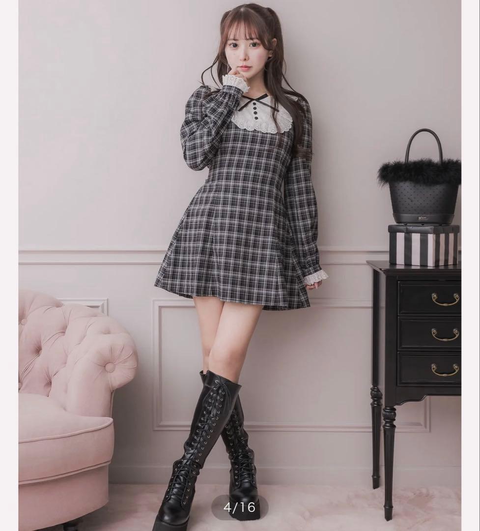 pium コットンレースドーリーカフェワンピ コットンレースドーリーカフェワンピ – pium