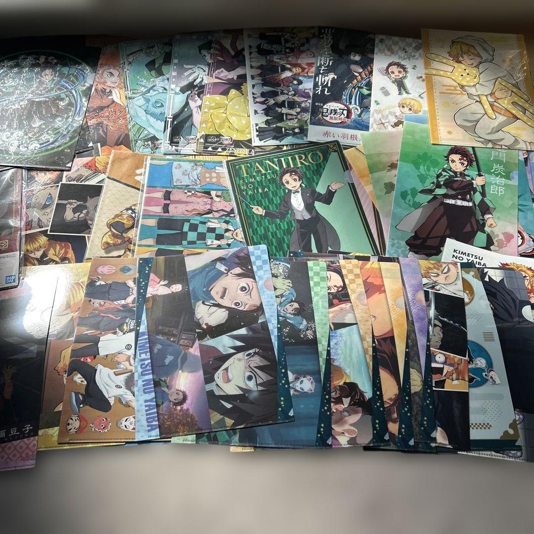 鬼滅の刃 クリアファイルセット ランチョンマットケース　クリアポスター 鬼滅の刃 劇場版 無限列車 柱合会議 蝶屋敷 A3 ランチョンマットケース