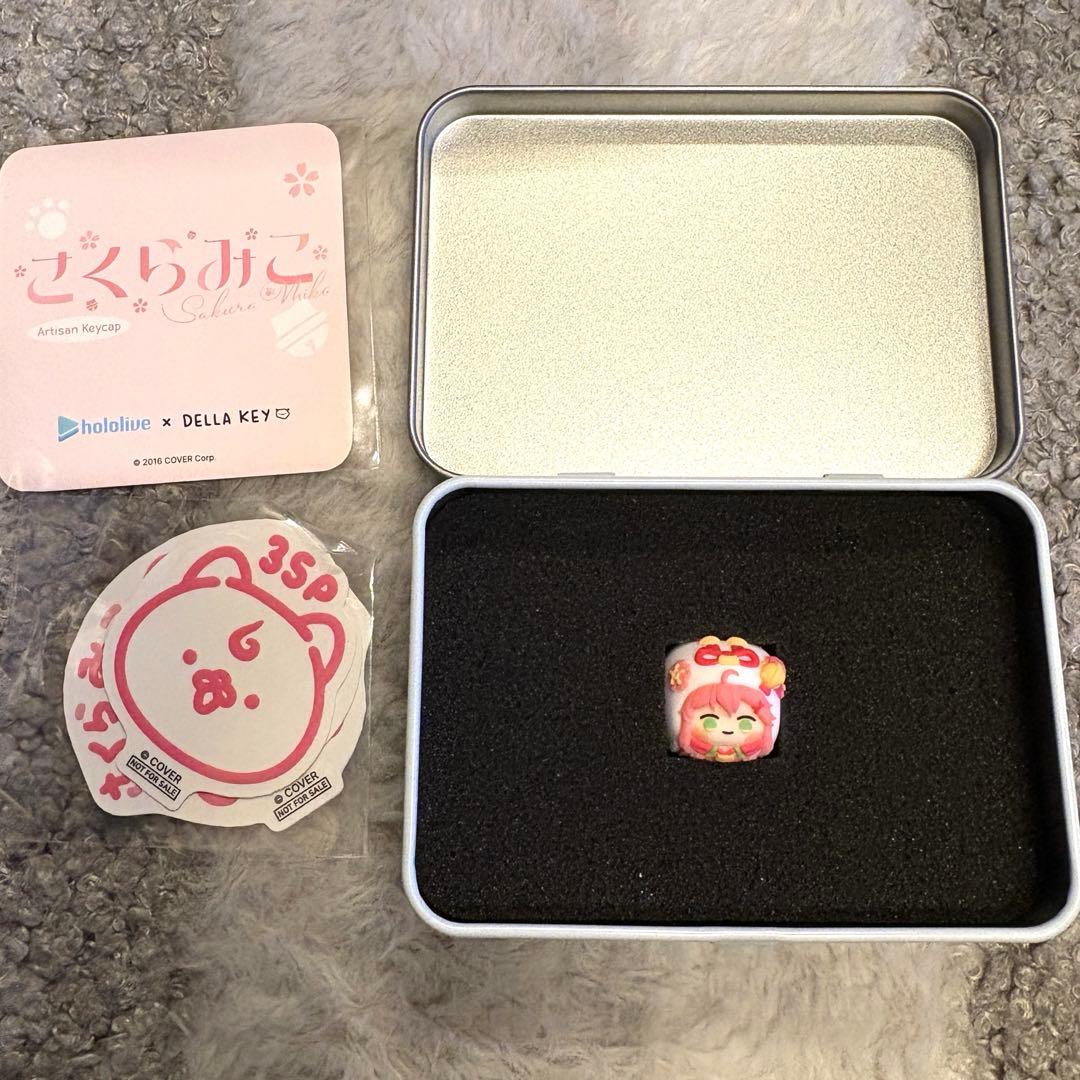 Della key x hololiveさくらみこArtisan Keycap Della key x hololive] Sakura Miko Artisan Keycap | 2016 COVER Corp.